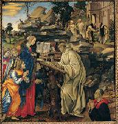Apparition of the Virgin to St Bernard Filippino Lippi